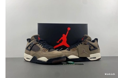 Jordan Scott AJ4-882335 x 4 Air Travis Retro Brown 1001